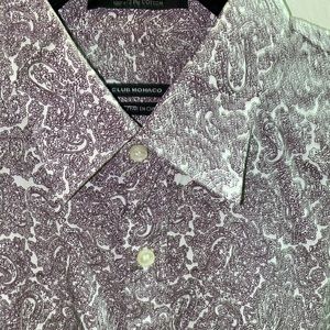 Paisley Club Monaco Dress shirt excellent